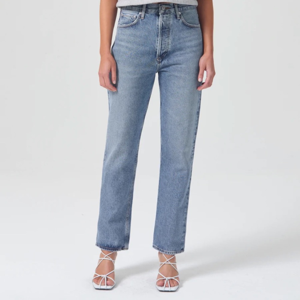 Agolde 90'S PINCH WAIST HIGH RISE STRAIGHT in navigation